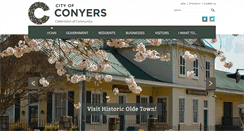 Desktop Screenshot of conyersga.com